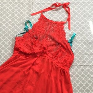 Cacique Eyelash Lace Harness Babydoll 14/16